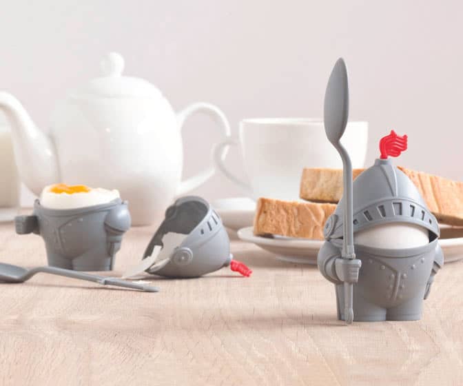 Arthur - Medieval Knight Suit of Armor Egg Cup Holder