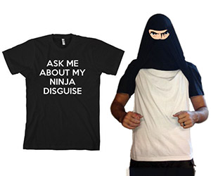 Ask Me About My Ninja Disguise T-Shirt