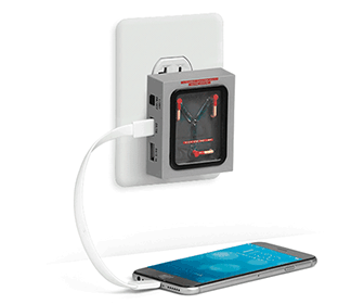 Back To The Future Flux Capacitor USB Car or Wall Charger