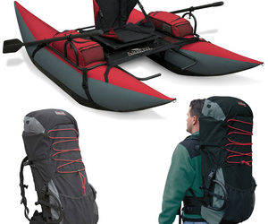 Inflatable Backpack Pontoon Boat