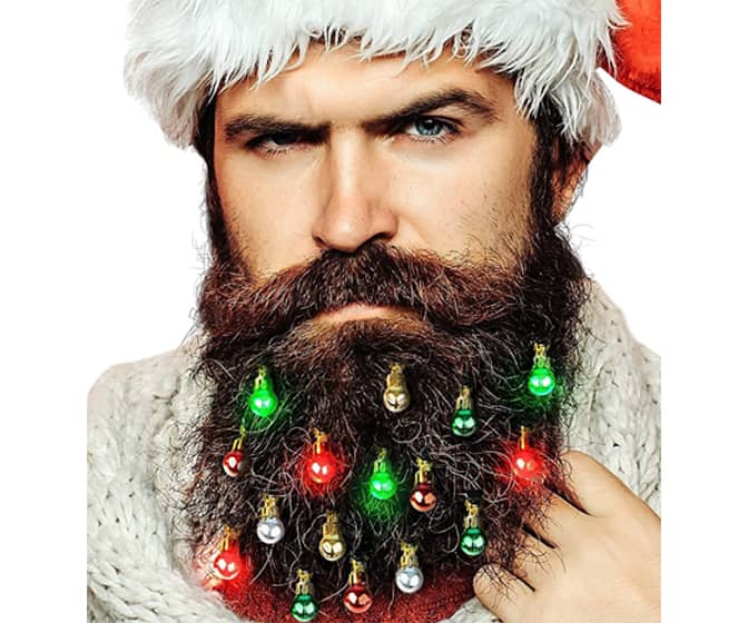 Beardaments Lights - Light Up Beard Ornaments