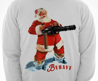 Behave Christmas Sweatshirt