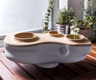 BioVessel - Sculptural and Odorless Composter Powered By Earthworms