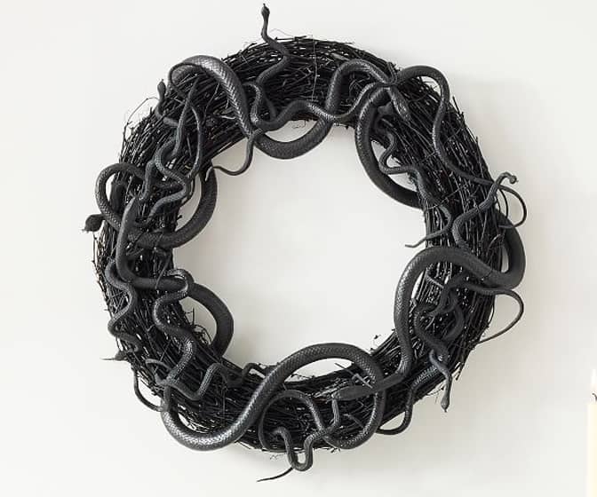Black Snake Wreath
