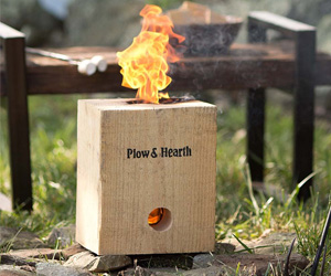 BlazingBlock - Portable Self-Contained Wood Bonfire