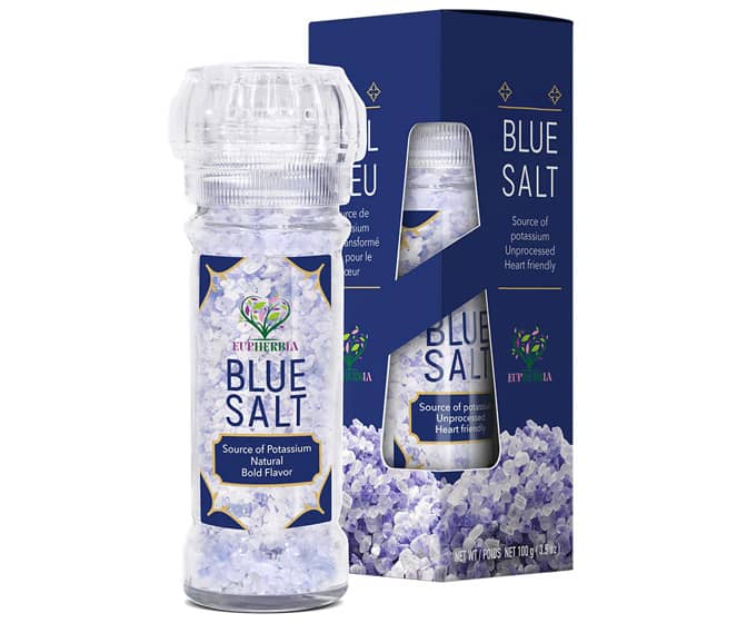 Blue Salt - Potassium-Rich, Lower Sodium Rock Salt