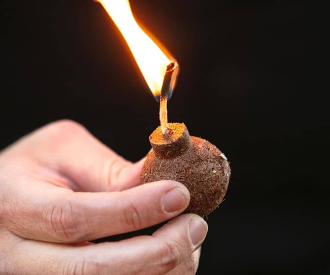Boom! Fire Starters - 100% Organic Coconut Fiber, Smokeless, Odorless