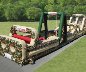 Boot Camp Challange - Massive Inflatable Military Obstacle Course