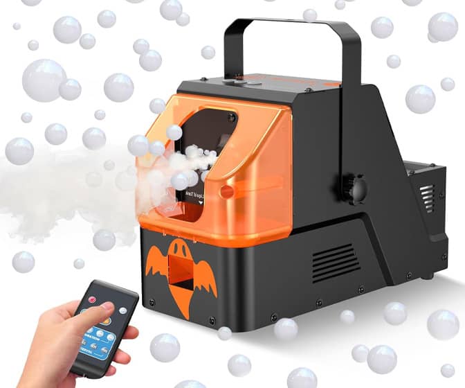 Bubble Fogger Machine - Creates Fog-Filled Bubbles, Fog, or Bubbles