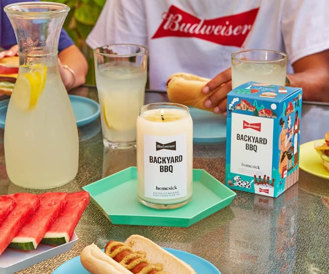 Budweiser Backyard BBQ Scented Candle