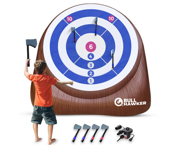 Bull Hawker - Massive Inflatable Axe Throwing Game