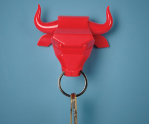 Bull Nose Magnetized Keyring Holder