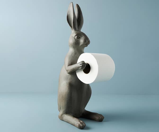 Bunny Toilet Paper Holder