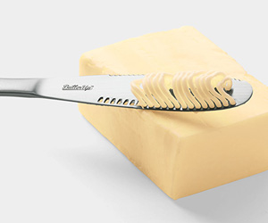 ButterUp Knife - Turns Hard Butter Into Spreadable Ribbons