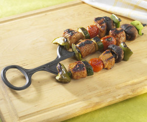 Emile Henry Kabob Grilling Stone with Skewers