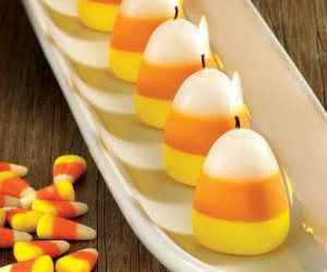 Candy Corn Scented Candles