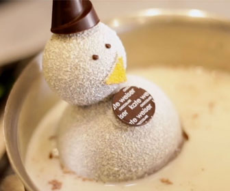 Carl the Snowman - Melts Into Hot Chocolate w/ Marshmallows