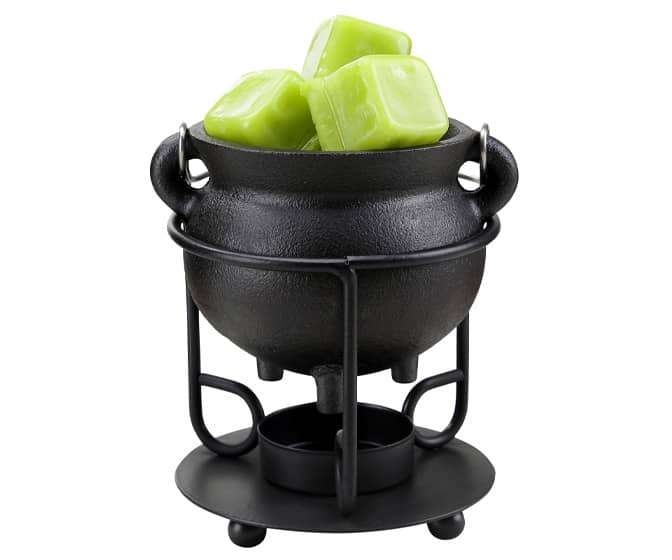 Cast-Iron Black Cauldron Wax Melt Warmer