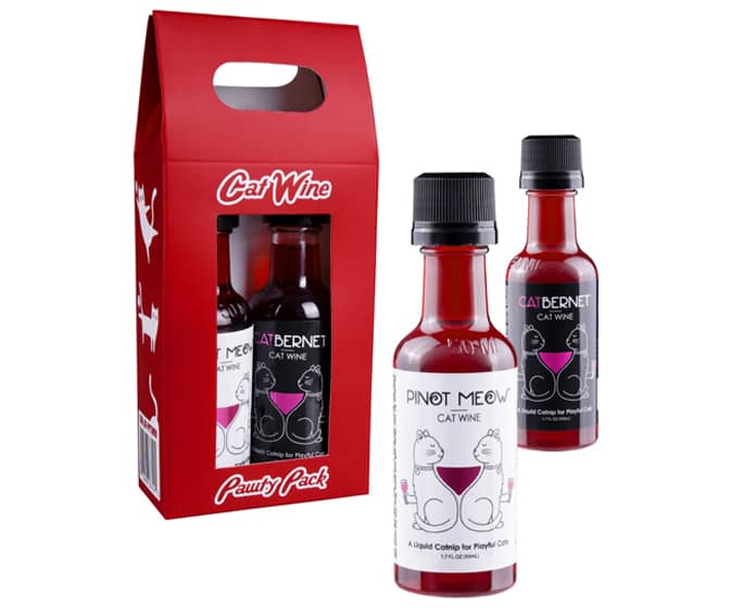 Cat Wine Pawty Pack - Liquid Catnip for Cats