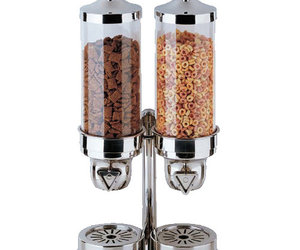 Metal and Glass Snack Dispenser
