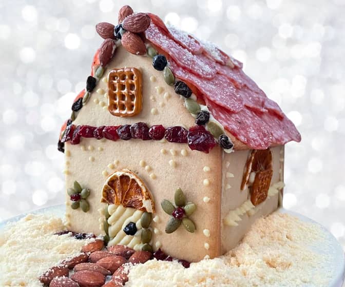 Charcuterie Chalet - Savory Grown-Up Gingerbread House Kit