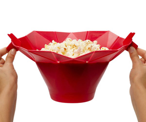 Microwave Popcorn Popper with Butter Melting Lid