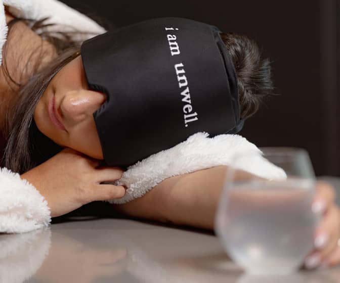 Chillable Headache Relief Wrap for Hangovers, Migraines, and Stress