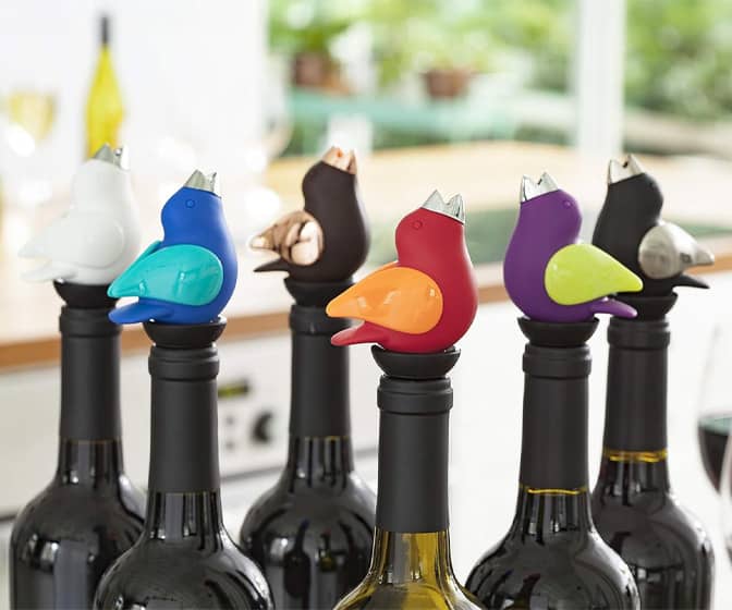ChirpyTop Wine Pourer - Chirps/Sings Like a Bird While Pouring