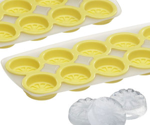 Citrus Ice Cube Trays - Freeze Lemon Juice For Refreshing Ice Water