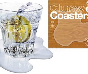Clumsy Coasters - Protect a Table With a Fake Spill