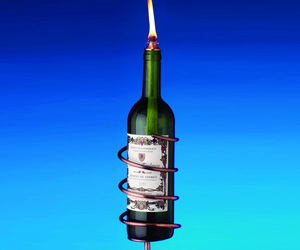 Copper Wine Bottle Tiki Torch Kit