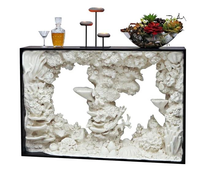 Coral Reef Oceanside Sea Console Table