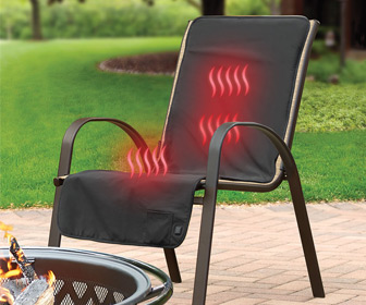 Cordless Heated Patio Chair Cover