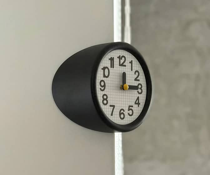 Corner Wall Clock