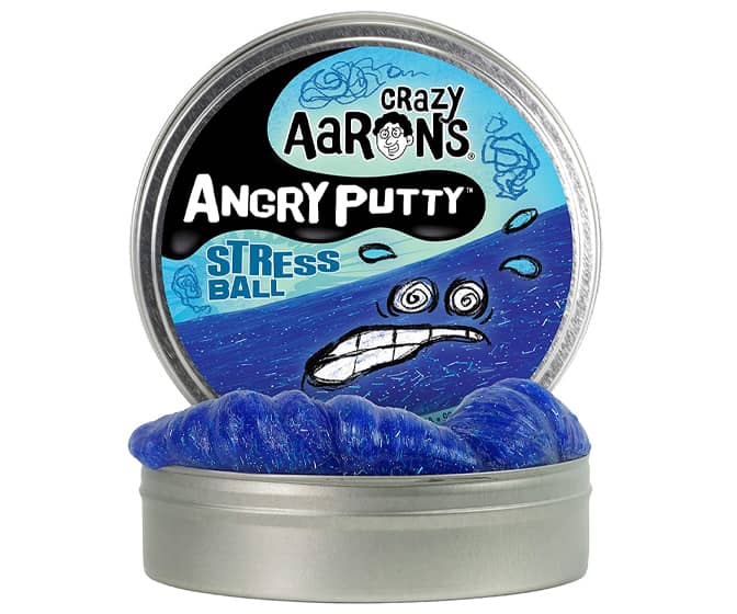 Crazy Aaron's Angry Putty Stress Ball - The Putty That Fights Back!