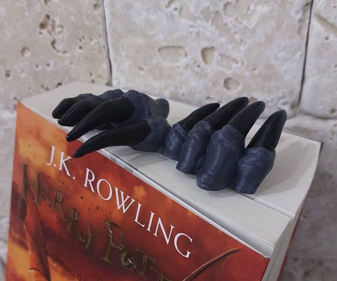 Creepy Demonic Monster Claw Bookmark