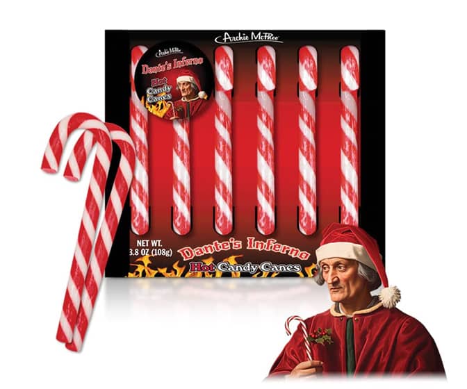 Dante's Inferno Spicy Hot Candy Canes