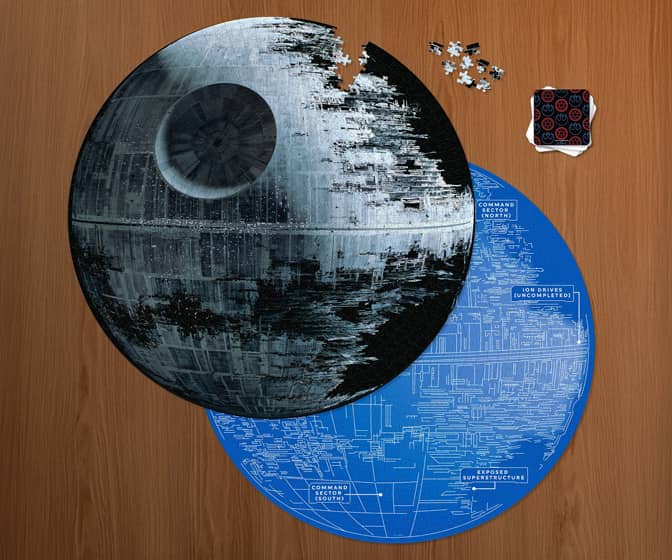 Death Star II - Double-Sided Circular Jigsaw Puzzle - 1,000 Pieces!