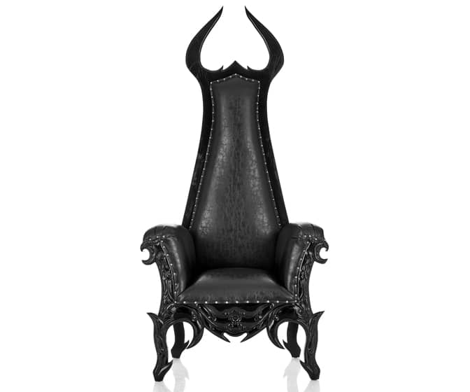 Devil Horn Throne Chair