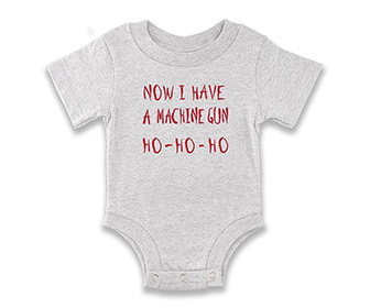 Die Hard Christmas Infant Bodysuit - Now I Have a Machine Gun Ho-Ho-Ho