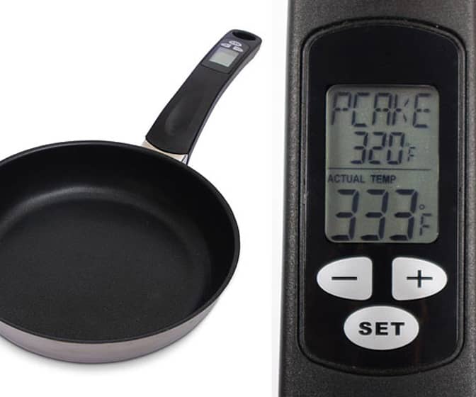 Digital Thermometer Frying Pan