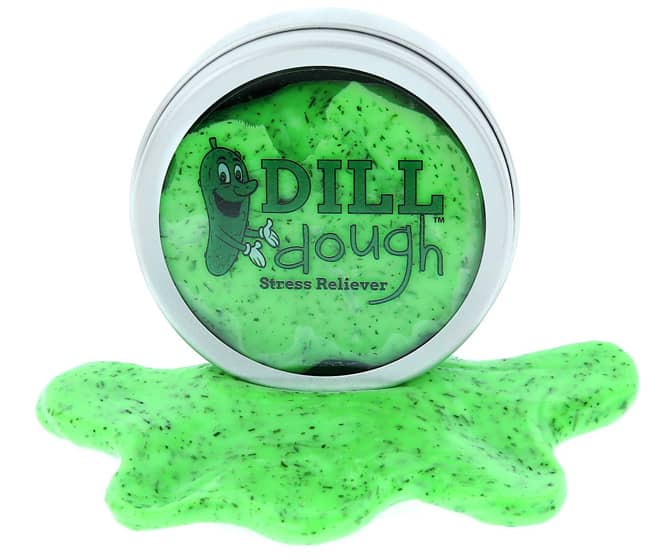 Dill Dough - Dill Pickle-Scented Stress Putty - Glows in the Dark!