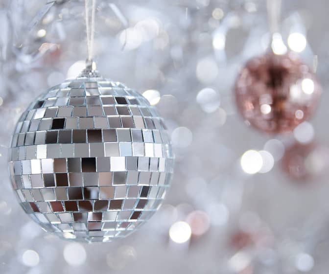 Disco Ball Christmas Ornaments