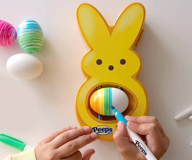 EggMazing Peeps Bunny - Spinning Easter Egg Decorator