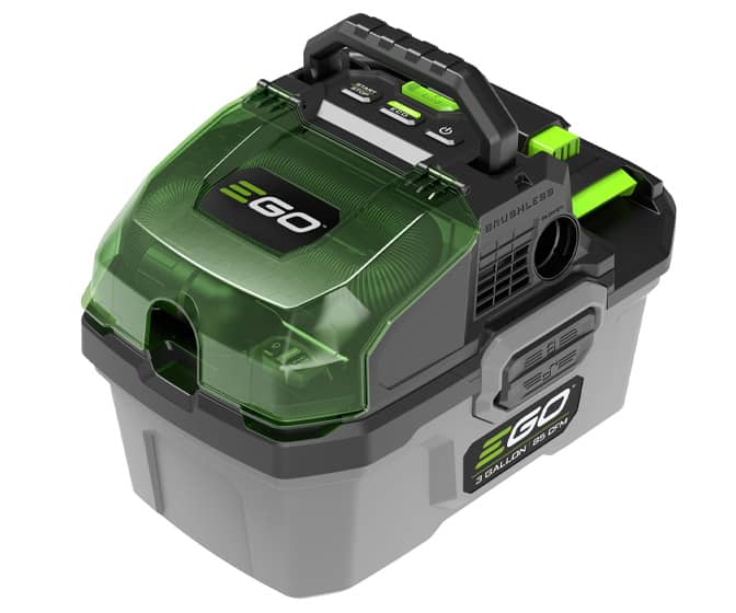 EGO POWER+ Compact Cordless Wet/Dry Shop Vacuum - 3 Gallon