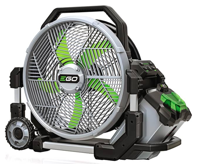EGO POWER+ Misting Fan - The World's Most Powerful Cordless Misting Fan!