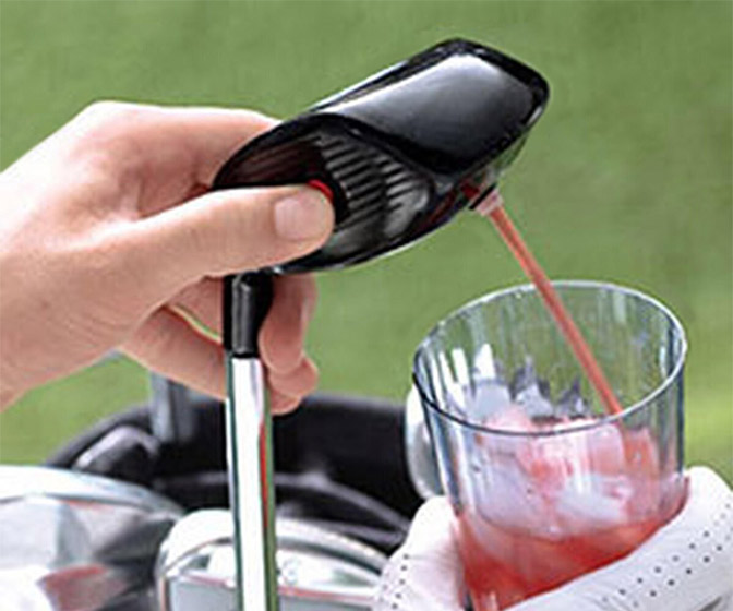 Electronic Drink Caddie - Golf Club Drink Dispenser