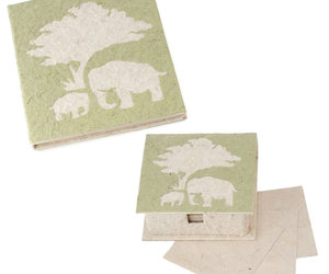 Elephant Poo Paper - Recycled Journal and Note Box