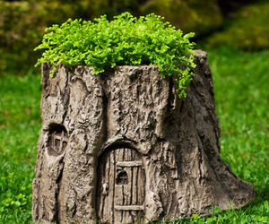 Fairy Garden Tree Stump Planter