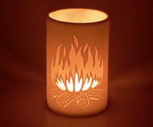 Fired Up! - Fireplace Tea Light Set
